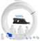 Manguera y Acoplamiento de Suministro de Agua,Frigorífico Conector Manguera Accesorios,Kit de Filtro para Frigorífico,Universal Conectores Refrigerador,Sistema Ósmosis Inversa
