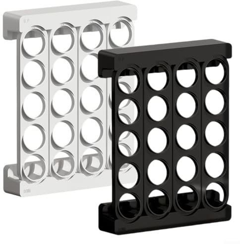 Besttoolifes Support mural de rangement pour capsules de café - 20 capacités - Blanc