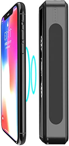 Power Bank, Caricabatterie Solare Portatile da 50000 mAh, Caricabatterie Solare Wireless Portatile, Batteria Esterna di Backup Impermeabile con USB, Tipo C e Torcia SOS per Campeggio, Escurs