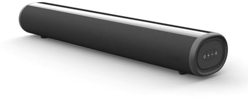 Luobannm Barra de Sonido Pequeña para Altavoces de TV con Conexión Bluetooth 5.0/HD/Óptica/USB/AUX. Barra de Sonido de Pared de 50 Vatios para Cine en Casa.