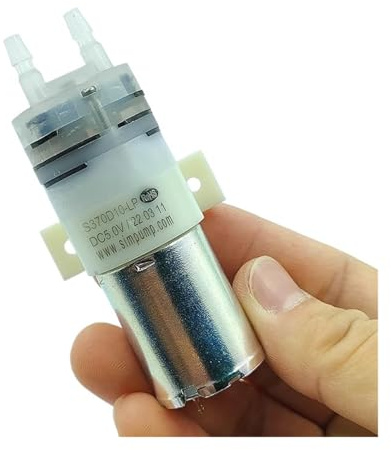 GUIPENG Microbomba de Agua S370D10-LP de 3 V-6 V, 3,7 V y 5 V CC, diafragma de 27 mm, autocebante, for Bombeo de acuarios de Mesa de té.