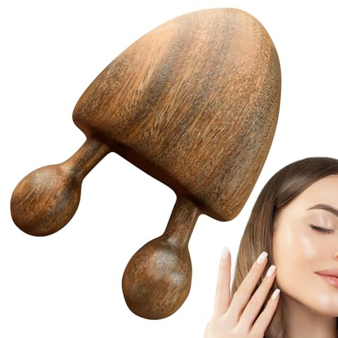Kopfmassagegerät Für Die Kopfhaut | Holzkopfmassagebürste Natürlich - Körperpflege Für Dusche Rücken Spa Nacken Gesicht Meditation Aromatherapie Entspannung
