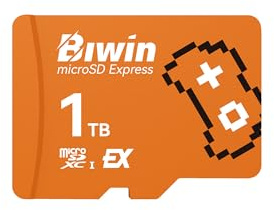BIWIN Amber ME300 microSD Express Karte 1TB, Lesegeschwindigkeit bis 900MB/s, Schreibgeschwindigkeit bis 800MB/s, SD 7.1, PCIe Gen3x1 & UHS-I/C10/V30/U3/A1