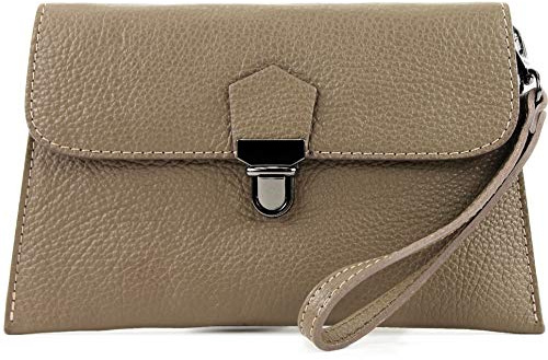 modamoda de T190 Pochette en cuir pour femme avec chaîne fabriquée à la main en Italie
