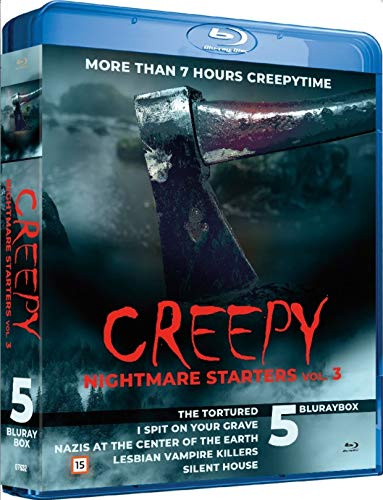 Nightmare Starters vol. 3 (The Tortured, I Spit on Your Grave, Nazis at the Center of the Earth, Lesbian Vampire Killers and Silent House) Blu Ray