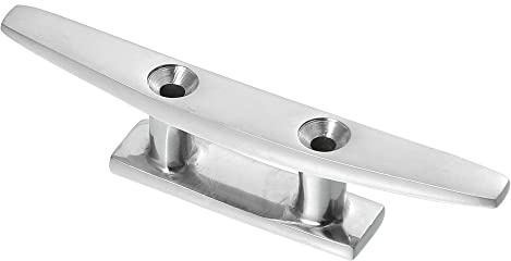 X AUTOHAUX Stainless Steel Boat Flagpole Cleat Hook Deck Cleats Rope Cleat Handle Universal for Marine Boat Ship