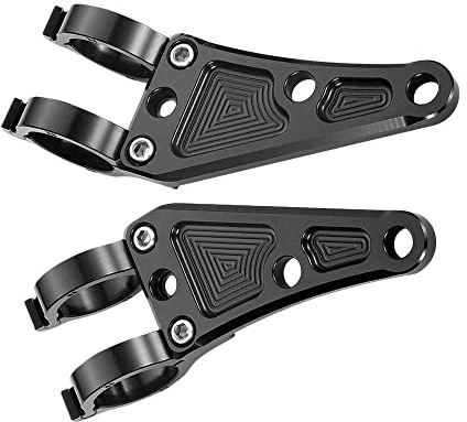 Soportes para faros de motocicleta Baceyong, soportes de montaje universales de horquilla de faro de motocicleta