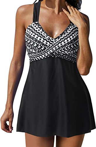 WILLBEST meerjungfrauenflosse mädchen bauchweg Hose Damen Switch Tennis tezenis Bikini Baden Damen Anzug bekinis Tankini mit Shorts badeanzüge für Frauen Badeshorts bademode Badeanz