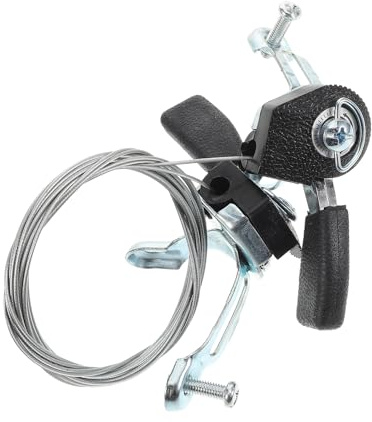 Amosfun Palancas de Cambio de Aluminio para Bicicleta Ligera Ajuste Preciso de Velocidad, Accesorio Adecuado para Bicicletas Híbridas y Montaña