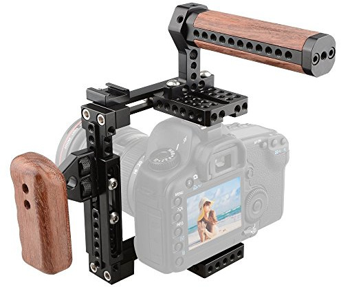 CAMVATE Universeller Verstellbarer Kamerakäfig für rechten und linken Griff (nur mit linkem Griff)