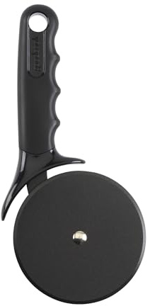 GoodCook Everyday Jumbo Cortador de pizza con rueda de acero inoxidable antiadherente