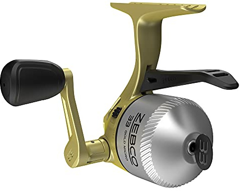 Zebco 33 Gold Micro Trigger Spincast Fishing Reel (Clam Packaging)