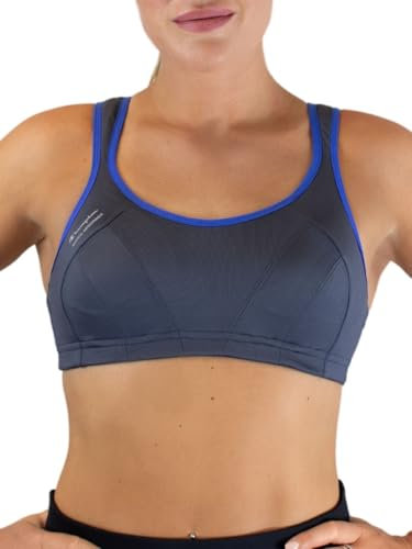 Champion Damen Shock Absorber S4490 Active Multi Bra Sport-BH, Blau, 75H EU