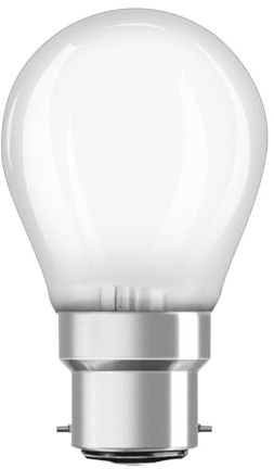 LEDVANCE Classic Performance LED Glühbirne B22d Birne Fadenlampe Matt 4.8W 470lm - 827 Extra Warmweiß | Dimmbar - Ersatz für 40W