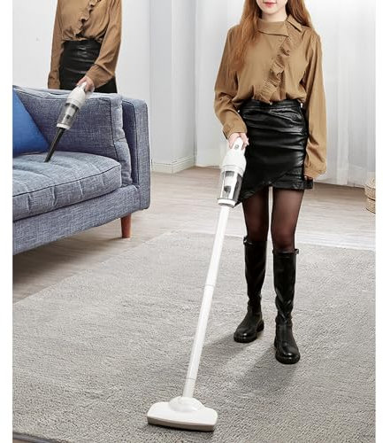 Generico Aspirabriciole-Senza-Fili - Alta Potenza di Aspirazione 12000PA, Mini Aspirapolvere-Auto-Portatile Adatto per la Pulizia di Auto, Casa, Animali Domestici e Spazi Ristretti (Type-c Deluxe)