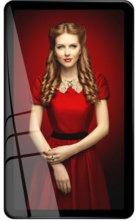 Bluesun Bilderrahmen, Glas, zum Aufhängen, mattiert, für Wand- und Tischdekoration, 12,7 x 25,4 cm, Schwarz