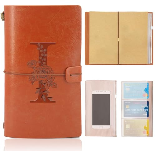 Cuir Vintage Journal Intime, Carnet De Voyage A5, Idee Cadeau de Noël Graduation Anniversaire Fête des Mères pour Femme, Maman, Fille, Soeur, Fils, Meilleure Amie, Maitresse D'École, Collègue(I)