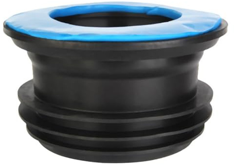Hsthe Sea Guarnizione WC Universale, Anello in Gomma per Tubo di Scarico, DN 80/100, Raccordi di Collegamento WC Senza Cera, Accessori WC Antiodore
