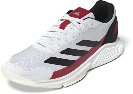 Adidas Men's Courtquick Padel, White/Black/Lucid Red, 12.5