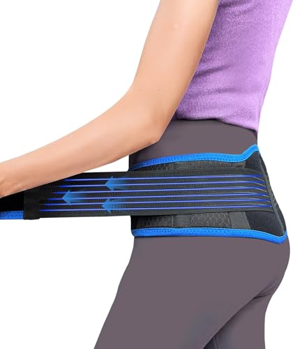 XURDKS Sacroiliac SI Joint Hip Belt With 360°Anti-slip strips for Men and Women Adjustable Pelvic Support and Lower Back Brace Belt for Sciatica,Pelvis,Lumbar & Nerve Pain Si Joint(Universal)