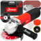 Delphi Tools Winkelschleifer 1500W, 125 mm, Drehzahlregelung, Koffer, Trennscheiben und Zubehör, Soft Start