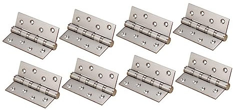 TOKIDNY 8 Stück 4 Zoll Edelstahl-türscharnier Vintage-holzkistenscharnier Robust Für Schmuckschatulle