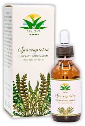 Tintura Madre di Spaccapietra (Ceterach Officinarum), 100% Naturale, 100ml con Contagocce - Integratore alimentare naturale