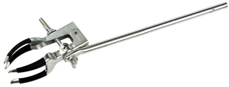 Pince de laboratoire multifonctionnelle avec 4 griffes métalliques réglables en métal pour support de support, pince pour flasque et gobelet