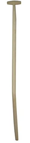 POKM Toolsmarket GmbH 3 x Spatenstiel Grabegabel Spaten Stiel Holzstiel Gebogen T Griff Ø38 mm 115 cm