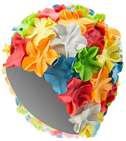 Sporti Flower Swim Cap (Multi)