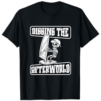 Windsurfen Skelett Surfbrett - Windsurf Windsurfer T-Shirt
