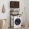 Brokky Mobile per Lavatrice Rovere Marrone 68x48,5x194 cm-Mobile per Lavatrice Mobiletto da Bagno Armadio Corridoio