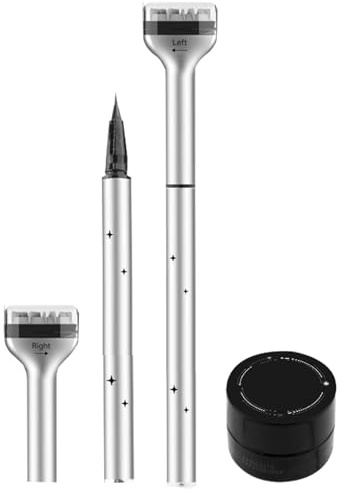 Tampon liquide pour eyeliner, ensemble de tampons imperméables pour cils inférieurs et eye-liners, outils de beauté pour femmes, résistant à la transpiration avec encre pour cils inférieurs et