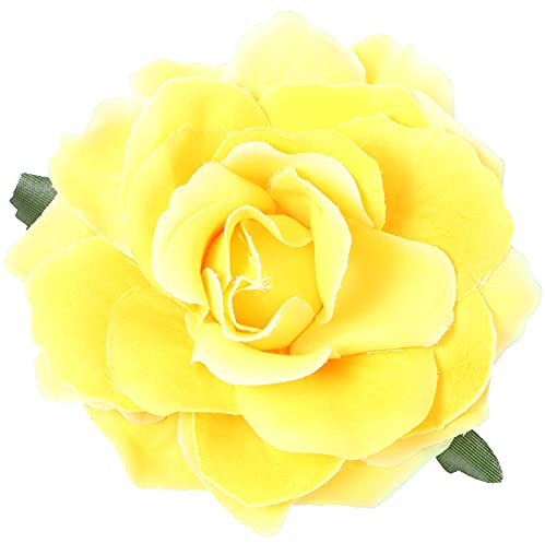VALICLUD Rosenhaarspange Und Brosche 11 Cm Künstliche Rosenblüte Haarklammer Für Damen Hochzeit Party Und Festliche Anlässe