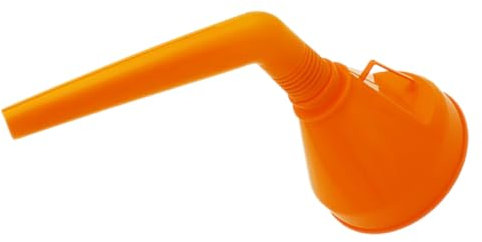 Alipis Entonnoir à Carburant Épaissi 130 Mm Orange Angle Droit Pour Réservoir Essences Auto Moto Ravitaillement Voyage