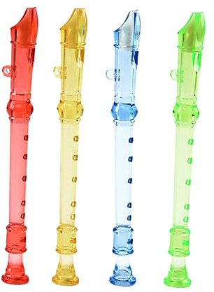NOLITOY 12stücke Junge Mädchen Lernen Flöten Sopranblockflöte Musikflöte Für Junge Mädchen Kindermusikinstrument Früherziehung Musik Und Klangspielzeug