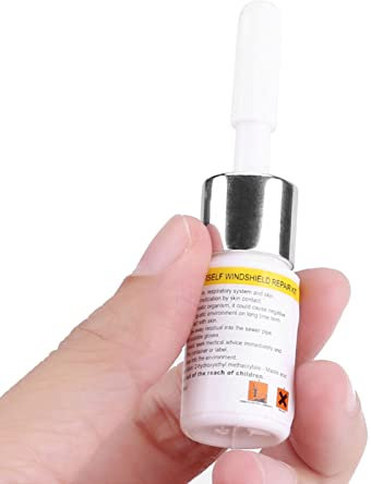 Ausla Kit de Reparación del Parabrisas de Automóviles Restaurador de Resina de Grietas de Vidrio Conjunto de Sellador Reforzado para Propietarios de Vehículos