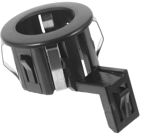 SHINEOFI Soporte para Sensor de Aparcamiento de Coche Diseño Simple y Sujeción Estable, Fabricado en Plástico y Hierro para Uso en Parachoques Trasero