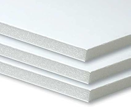A1,A2,A3,A4,A5 Foam Board - Black (Pack of 10) - Black -Foam Core Polystyrene - Photo Foam Board - for Presentation, Mounting, Arts & Crafts (White, A3)
