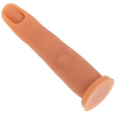 UKCOCO Main en Silicone Légère et Haute Simulation pour Entraînement Manucure Gel Doigts Articulés Flexibles, Pratique des Ongles en Acrylique