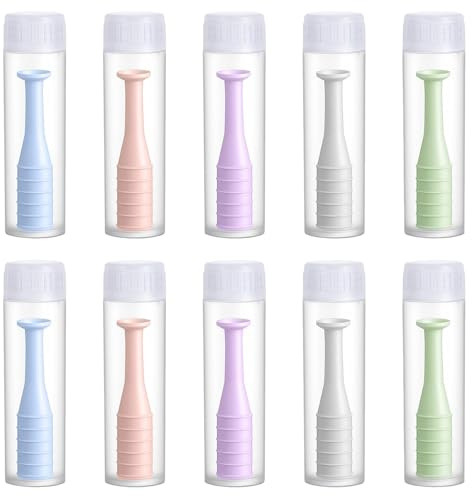 10 stycken kontaktlinser, insatshjälp, kontaktlinsborttagare, kontaktlinsdammsugare set med låda, kontaktlinshjälp för insättning, kontaktlinspincett, för hårda och mjuka linser