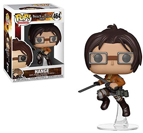 Funko Pop! Vinyl: Animation: Attack On Titan: Hange – vinylsamlarfigur – presentidé – officiella varor – leksaker för barn och vuxna – animationsfans – modellfigur för samlare