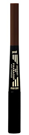 EBIN NEW YORK Secret of Pharaoh Dual Eyebrow Pencil & Mascara Natural Espresso | 2-in-1 Brow Pencil & Gel | Water-Resistant, Long-Lasting, Natural Finish | Vegan & Cruelty-Free