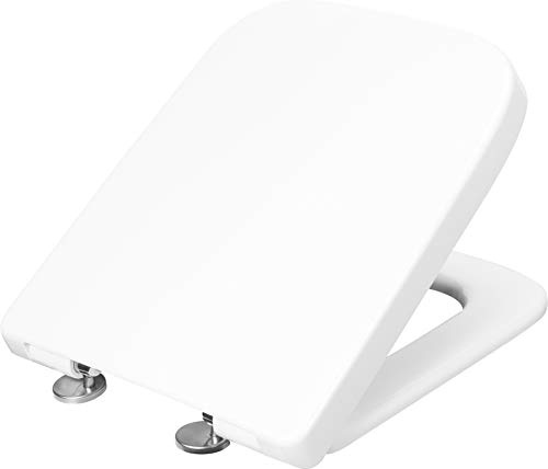 Cornat WC-Sitz Premium 7 - Ergonomisches Design - Pflegeleichter Duroplast - Quick up & Clean Funktion - Absenkautomatik - Bequeme Montage von oben / Toilettensitz / Klodeckel / KSPREMSC700 | Pflegeleichter Duroplast – Quick up und Clean Funktion – Absenkautomatik – Bequeme Montage von oben – Toilettensitz
