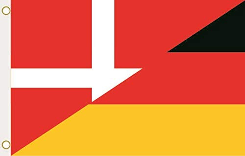 U24 Flagge Fahne Dänemark-Deutschland 90 x 150 cm