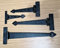 Hand Forged Tee Hinge Strap Hinge Beeswax Arrow End 6 9 12 15 Sold in Pairs (12)