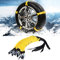 Jadeshay Catene da Neve per Auto 185‑225mm 10 Pezzi Cintura Antiscivolo per Pneumatici Catene per Pneumatici di Sicurezza per Auto da Neve universali per Camion SUV