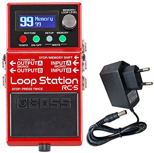 Boss RC-5 Loop Station Pedal Effektgerät + keepdrum 9V Netzteil