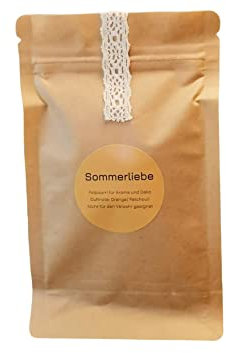 Duft Potpourri Sommerliebe im Nachfüllpack LandLuft Raumduft Dekoration Getrocknete Blüten Ätherische Öle Natürlich ohne synthetische Zusätze 30g 250ml