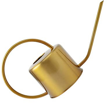 UPKOCH Brass Watering Can Long Spout Metal Garden Sprayer Stainless Steel Watering Pot Indoor Outdoor Plant Kettle 1300ml